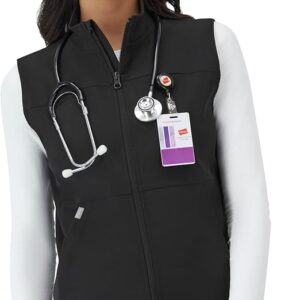 Hanes Women's Comfort Fit Scrubs Healthcare Vest, Moisture